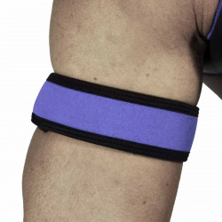 Rude Rider Neoprene Puppy 2 Biceps Straps Blue (T7262)