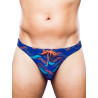 2Eros Print Swim Thongs V80 Ocean Blue (T9766)